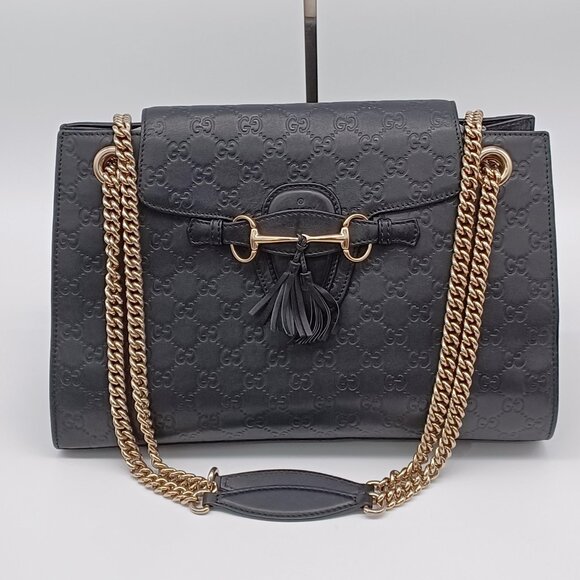 Gucci Guccissima Emily Large Shoulder Crossbody Bag lux-550-092225 - Picture 1 of 16